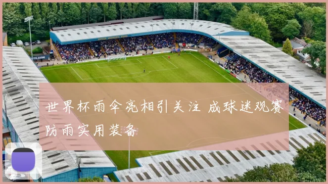 世界杯雨伞亮相引关注 成球迷观赛防雨实用装备